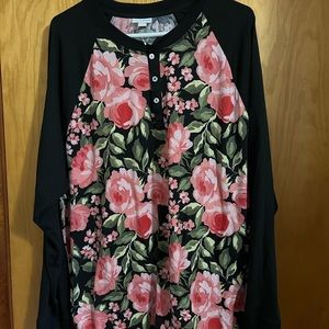 Size 3x Lularoe Long Sleeve Top